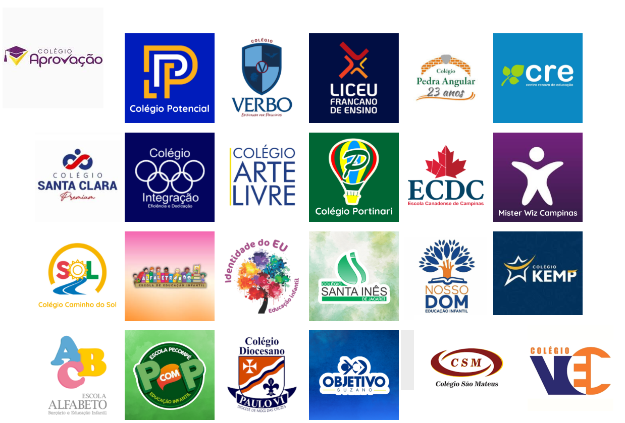 Colégios parceiros da EDUCATON